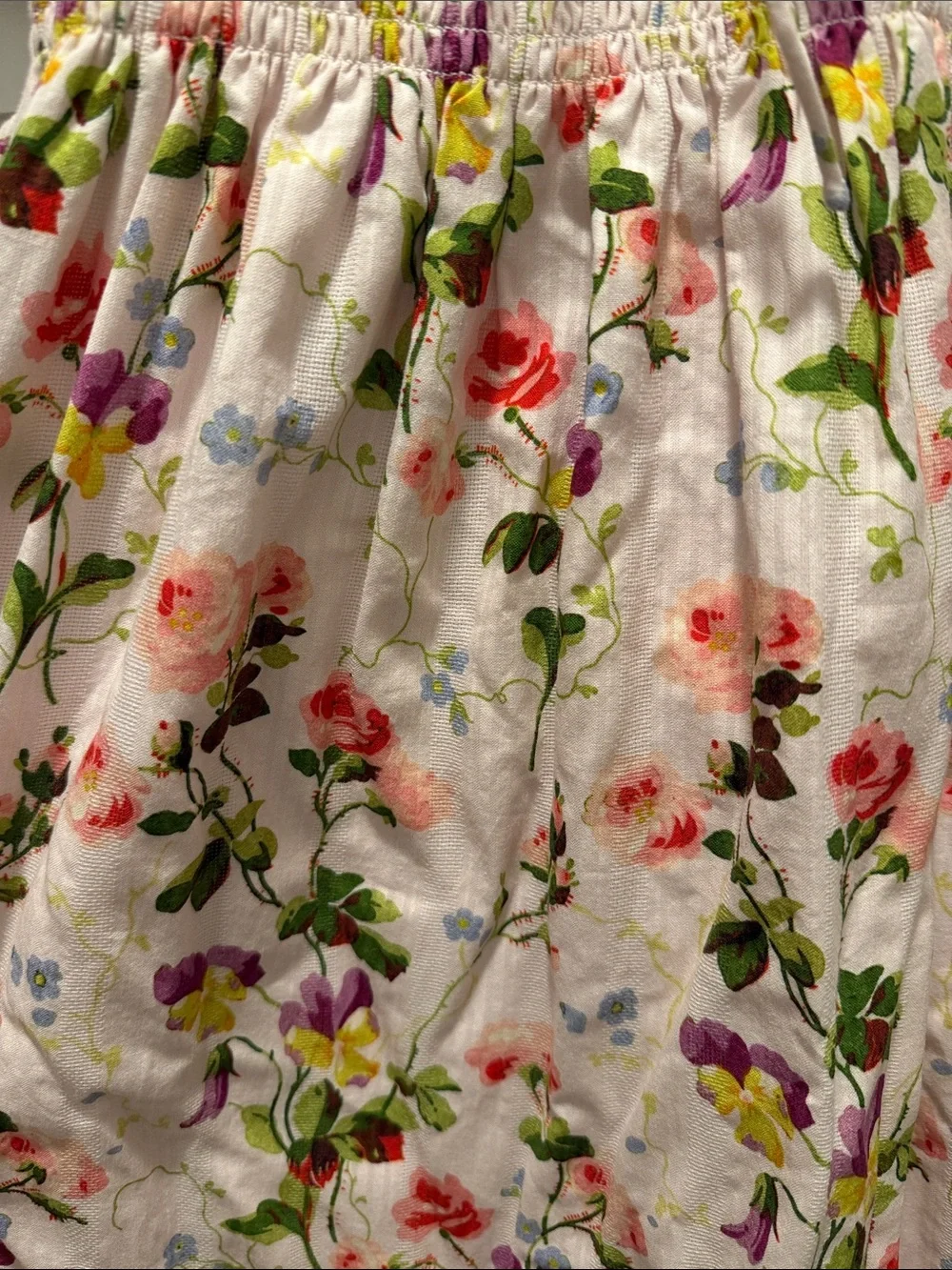 Hill House Pink Floral Smocked Maxi Dress - Picture 3 of 3